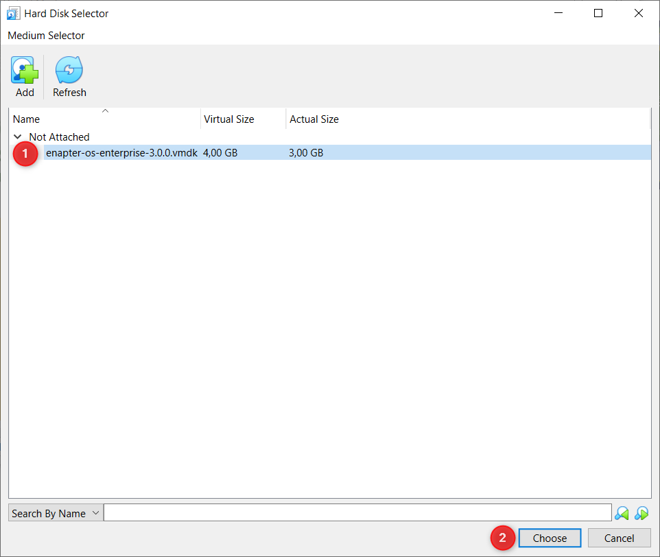 Hard Disk Selection Confirmation
